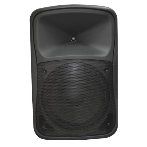Caja activa a batería con micrófono y reproductor