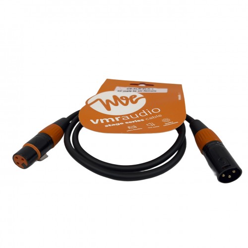 XLR macho a XLR hembra · 1 m