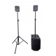 VMR AUDIO DEEP-COMBO | Combo PA Bluetooth subwoofer de 10 pulgadas + 2 satelites