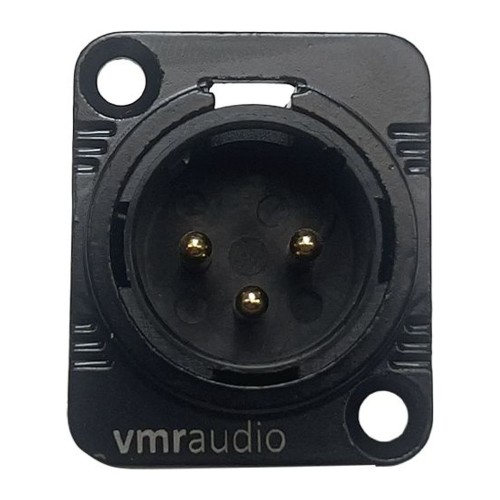XLR macho a chasis