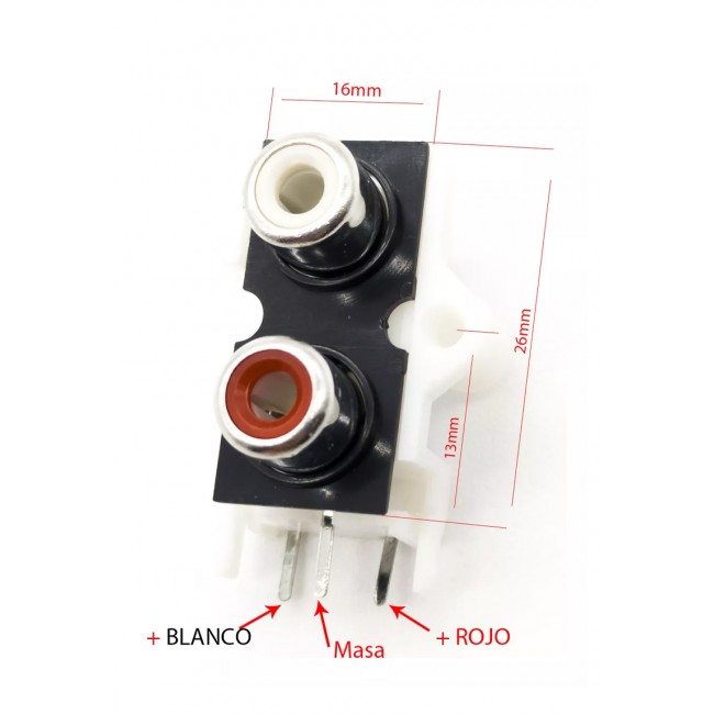 VMR AV28409 | Conector jack RCA Stereo