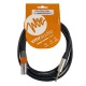 Cable Balanceado XLR Hembra a Plug stereo 1/4" (6,3mm) de 3 metros