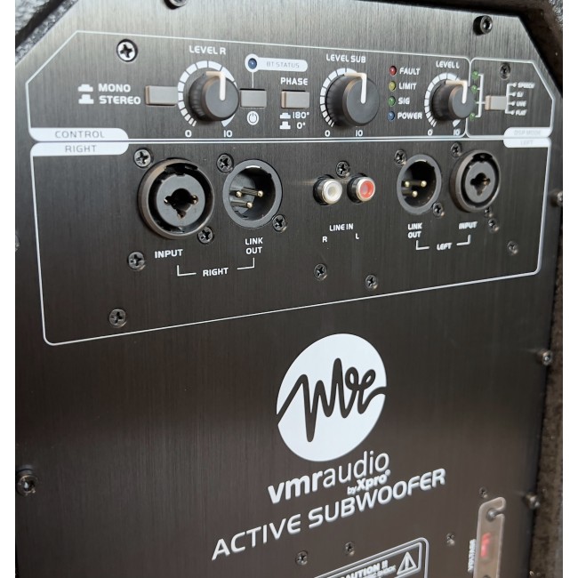 VMR AUDIO DEEP-COMBO | Combo PA Bluetooth subwoofer de 10 pulgadas + 2 satelites