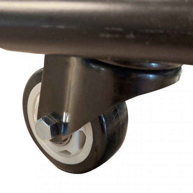 Rollo de cable profesional de 4 canales y 100 metros de largo con ruedas