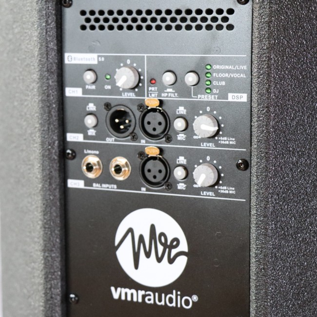 VMR AUDIO TOUR12-DSP | Caja bafle activo de 12 pulgadas de madera con DSP